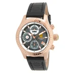 Fashion J. W. Hulme Co 38Mm Quartz Grey Mother-Of-Pearl Strap Watch Women's Rosetone