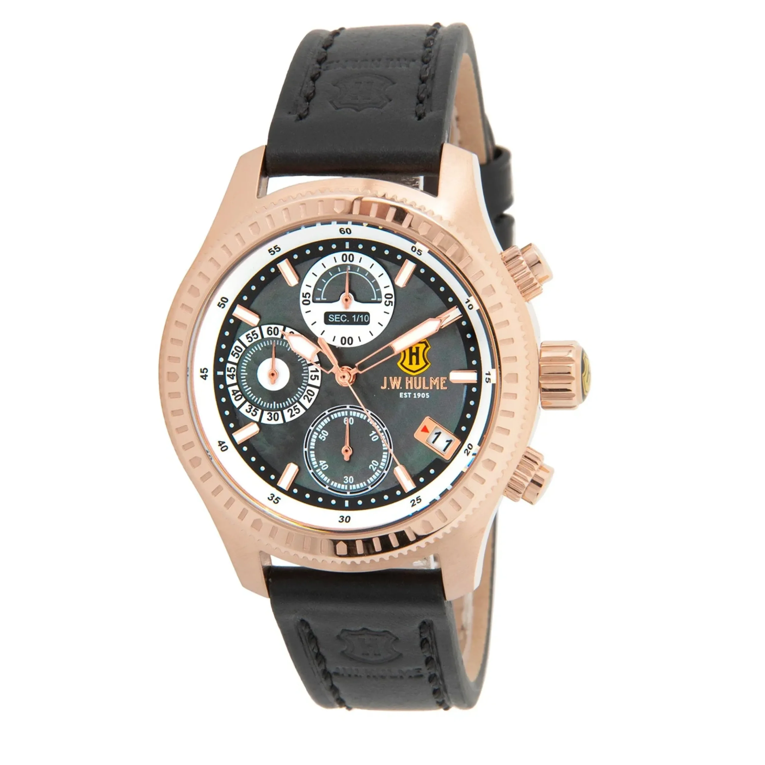 38mm-quartz-grey-mother-of-pea-PUTIjDDR-0.webp Fashion J. W. Hulme Co 38Mm Quartz Grey Mother-Of-Pearl Strap Watch Women's Rosetone