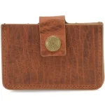 New J. W. Hulme Co Card Holder Snap Wallet Whiskey Bison