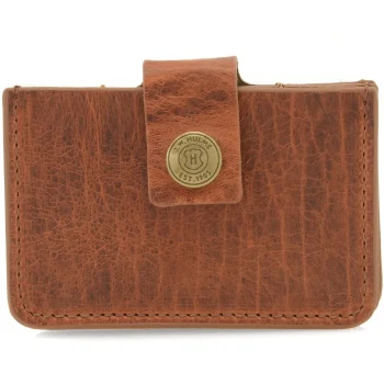 New J. W. Hulme Co Card Holder Snap Wallet Whiskey Bison