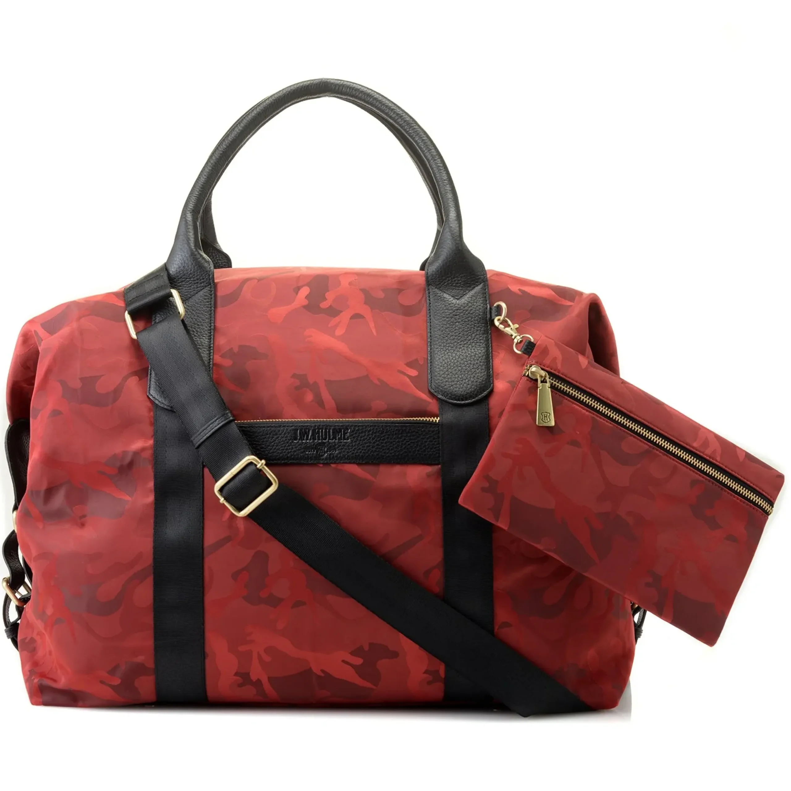 chelsea-leather-trimmed-nylon-yhMfApIS-1.webp Fashion J. W. Hulme Co Chelsea Leather Trimmed Nylon Duffel Bag & Removable Pouch