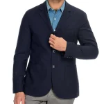 Clearance J. W. Hulme Co Hopsack Blazer Deep Navy