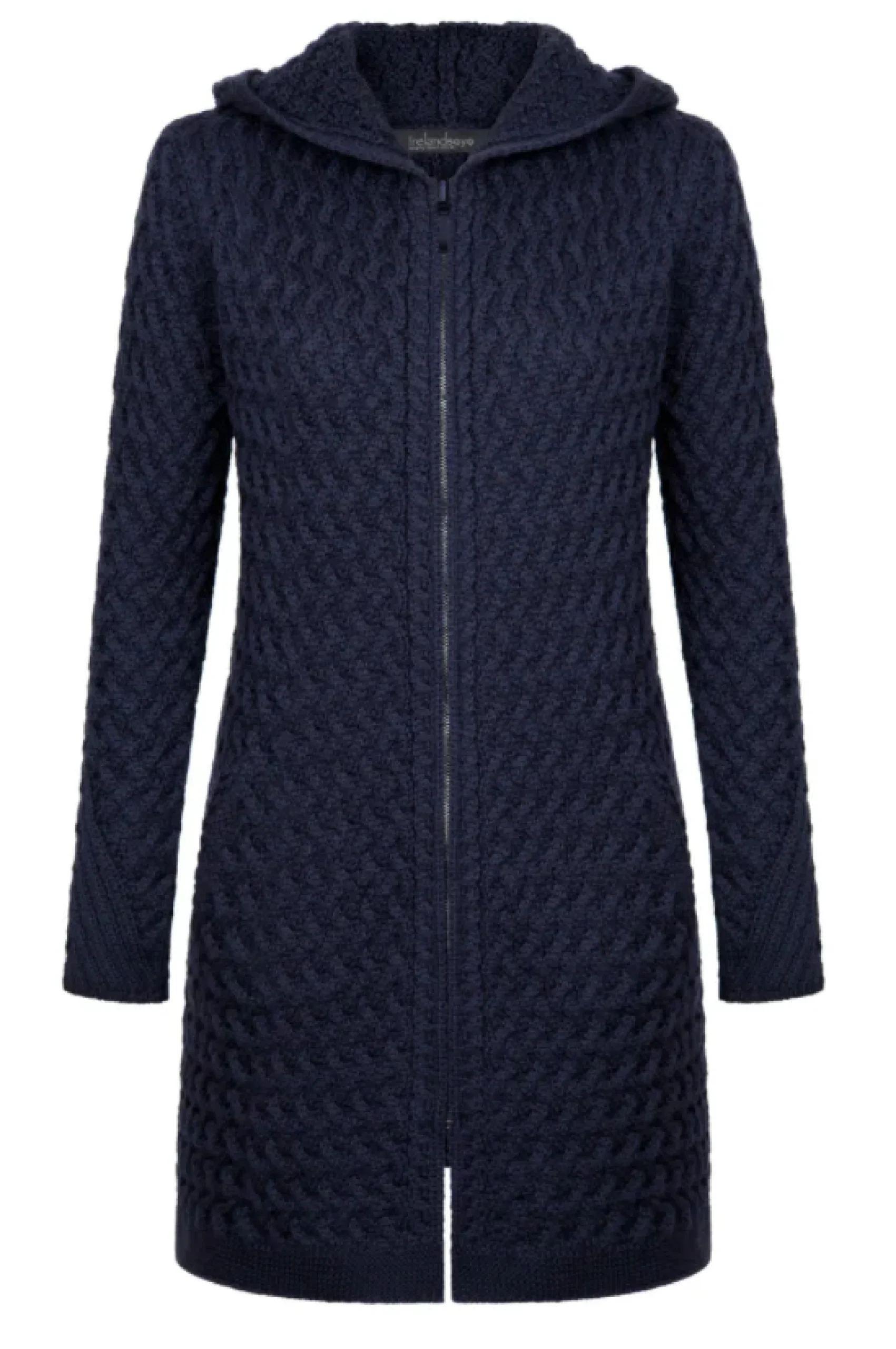 irelandseye-coolquay-trellis-h-tDZBengX-1.webp Hot J. W. Hulme Co Irelandseye Coolquay Trellis Hooded Sweater Navy