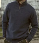 Discount J. W. Hulme Co Irelandseye Knitted Lambswool Half Zip Sweater Men's