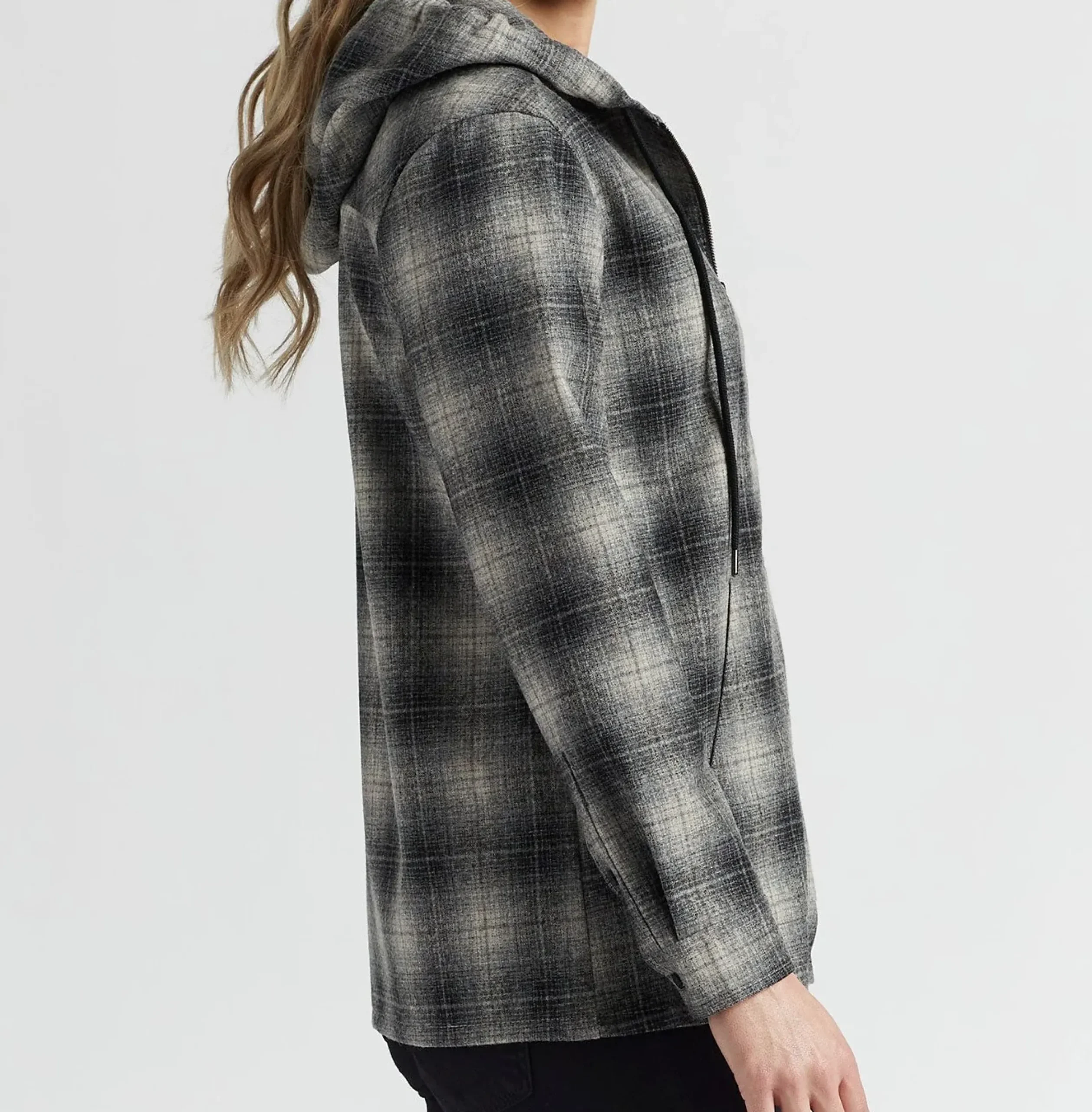 pendleton-boyfriend-zip-hoodie-ReHJugPL-2.webp Best J. W. Hulme Co Pendleton Boyfriend Zip Hoodie Black Plaid