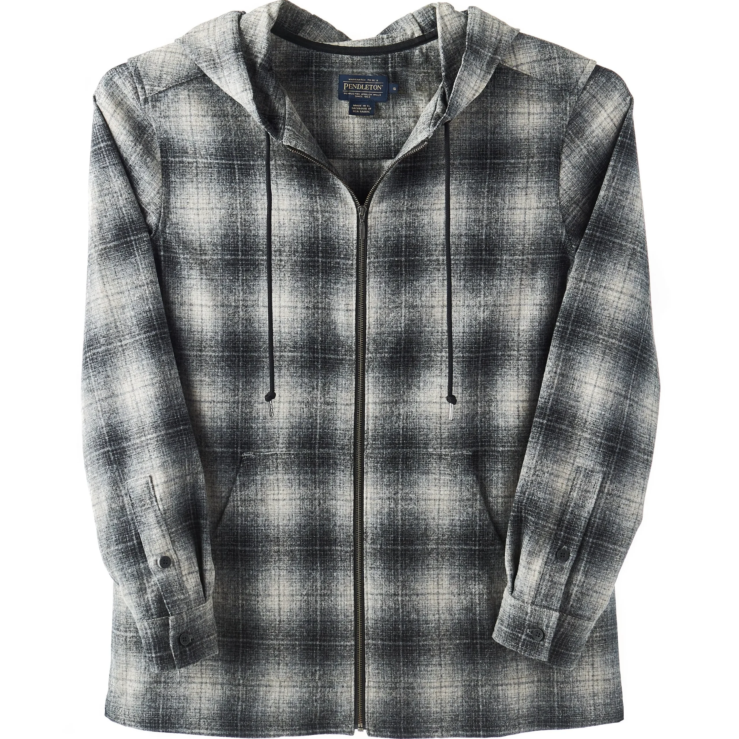 pendleton-boyfriend-zip-hoodie-lTpWwZHG-0.webp Sale J. W. Hulme Co Pendleton Boyfriend Zip Hoodie Black Plaid