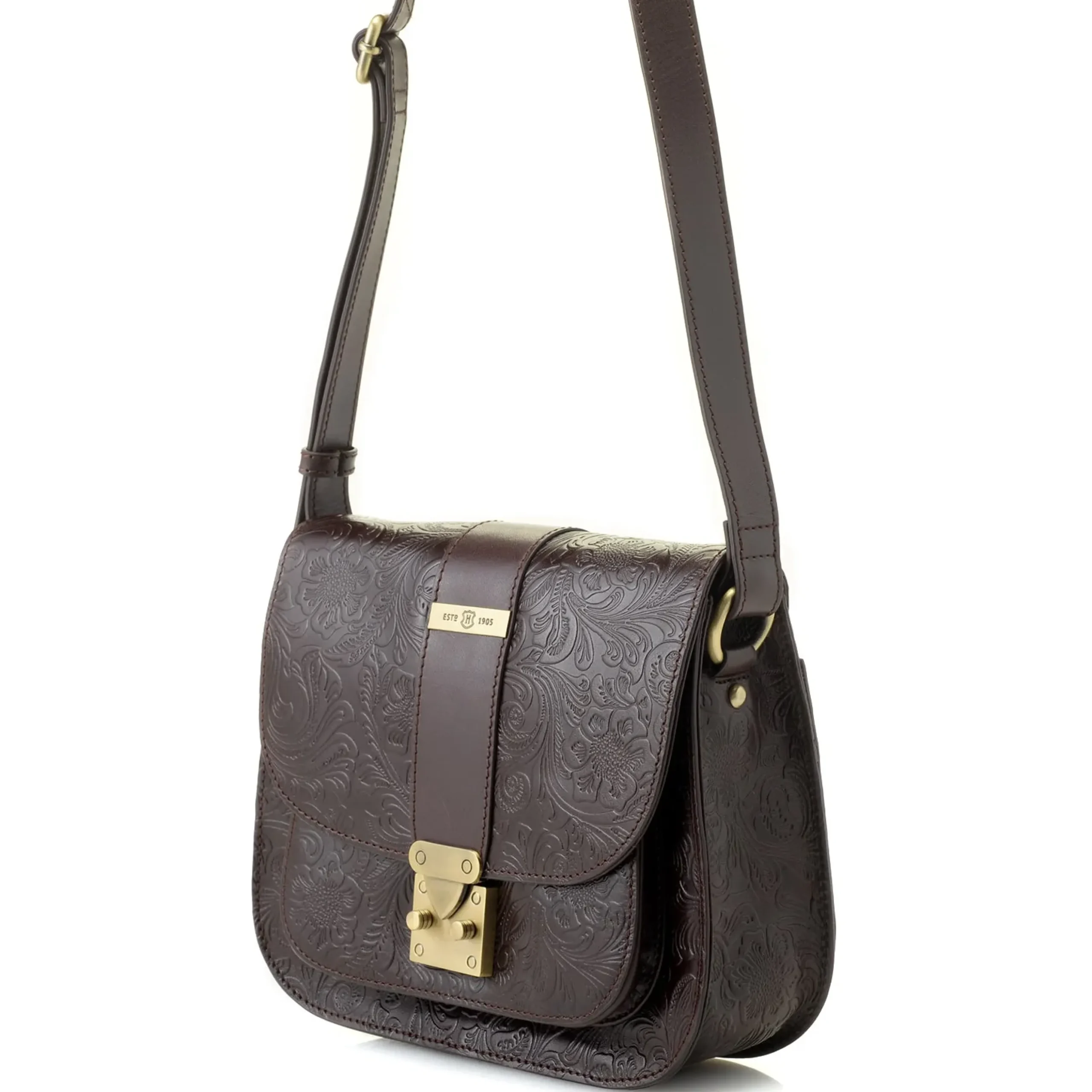 reese-tooled-leather-saddle-cr-hxcAUcFq-1.webp Best J. W. Hulme Co Reese Tooled Leather Saddle Crossbody Bag Brown